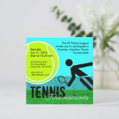 Invitation 1 de tournois de tennis (Debout devant)