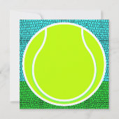 Invitation 1 de tournois de tennis (Dos)