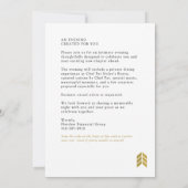 Invitation 1 | Dîner d'adieu FFG Sombre (Dos)