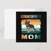 Invitation 1 German Shepherd Mom (Devant / Derrière)