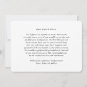 Invitation 1 Parrain Marraine Proposition Moderne Écriture Él (Dos)