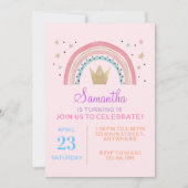 Invitation 1er 2e 3e 4e 5e 6e 7e 8 10e anniversaire personnal (Devant)