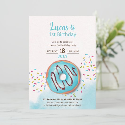 Invitation 1er anniversaire (Debout devant)