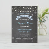 Invitation 1er anniversaire 1 Wonderland Onederland Invitatio (Debout devant)