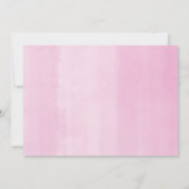 Invitation 1er anniversaire blush rose or floral photo annive (Dos)