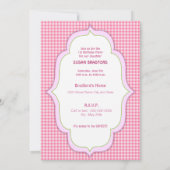 Invitation 1er Anniversaire Boutons et Couches de vaches Rouf (Dos)