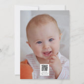 Invitation 1er Anniversaire Céleste Étoiles Aquarelle Garçon  (Dos)