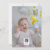 Invitation 1er Anniversaire Celestial Star Aquarelle Girl Mod (Dos)