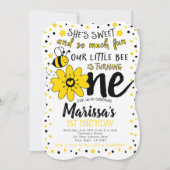 Invitation 1er anniversaire d'abeille (Devant)