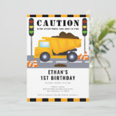 Invitation 1er anniversaire de construction Truck Party (Debout devant)