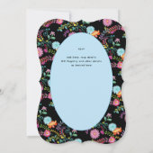 Invitation 1er anniversaire de fête pour un garçon Folkart Fl (Dos)