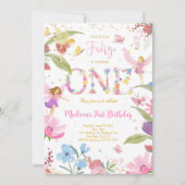 Invitation 1er Anniversaire de la Fée d'Or (Devant)