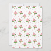 Invitation 1er anniversaire de la pastèque (Dos)