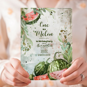 Invitation 1er anniversaire de la pastèque