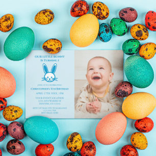 Invitation 1er anniversaire de Petit Lapin