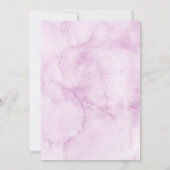 Invitation 1er Anniversaire Fée Magique Jardin Floral Pixie (Dos)