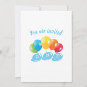 Invitation 1er anniversaire photo collage numéro 1 Garçon (Dos)