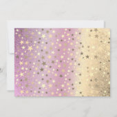 Invitation 1er anniversaire Photo Girl Petit Monstre (Dos)