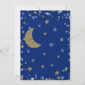 Invitation 1er anniversaire Twinkle Little Star Gold Boy (Dos)