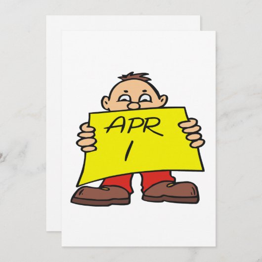 Invitation 1er avril (Devant / Derrière)