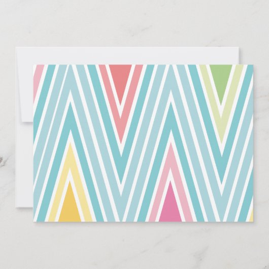 Invitation 1er discours d'invitation d'anniversaire (Dos)