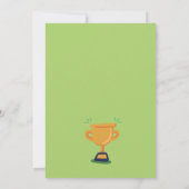 Invitation 1er Football Américain de bas premier anniversaire (Dos)