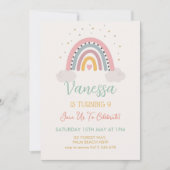 Invitation 1ère 2e 3e 4e 6e 7e 8e fête d'anniversaire (Devant)