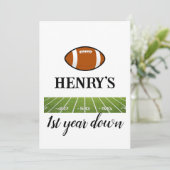 Invitation 1ère année de bas Football Boy's Birthday (Debout devant)