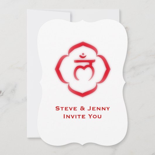 Invitation 1ère Chakra (la chakra racine) (Devant)