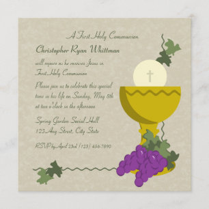 Invitation 1ère communion