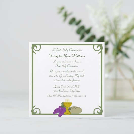 Invitation 1ère communion (Debout devant)