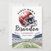 Invitation 1ère Coupe de football d'un an Anniversaire (Devant)