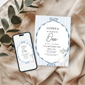 Invitation 1ère fête d'anniversaire Cute Duck