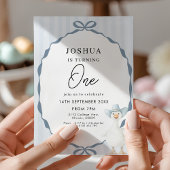 Invitation 1ère fête d'anniversaire Cute Duck