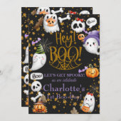 Invitation 1ère fête d'anniversaire de Noël Filles (Devant / Derrière)