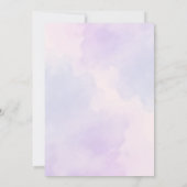 Invitation 1ère fête d'anniversaire | ONEder the Sea Mermaid (Dos)