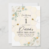 Invitation 1ère Fête des abeilles Bumble Filles des abeilles (Devant)