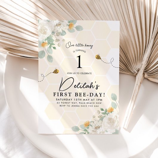 Invitation 1ère Fête des abeilles Bumble Filles des abeilles