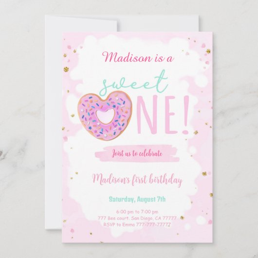 Invitation 1ère fête des Donut (Devant)