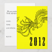 Invitation 2012 : année du dragon (Devant / Derrière)
