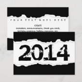Invitation 2014 (déchirure de page) (Devant / Derrière)