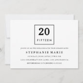 Invitation 2015 chic d'obtention du diplôme de (Dos)