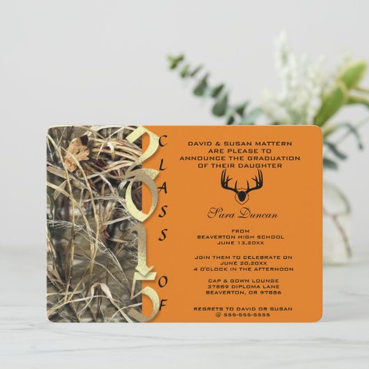 Invitation 2015 élégante classique mignonne (Debout devant)