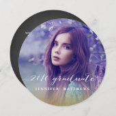 Invitation 2016 simple de fête de remise des (Devant / Derrière)