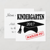 Invitation 2017 La maternelle L'A Cloué (Devant / Derrière)