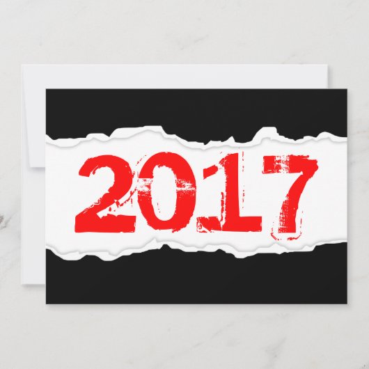 Invitation 2017 (papier déchiré) (Devant)