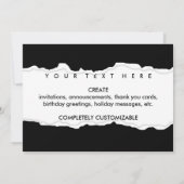 Invitation 2017 (papier déchiré) (Dos)