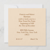 Invitation 2018 ~ Bonne année (Dos)