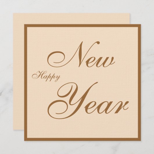 Invitation 2018 ~ Bonne année (Devant / Derrière)