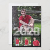 Invitation 2020 Senior Memories Varsity Quad Photo Graduation (Devant)